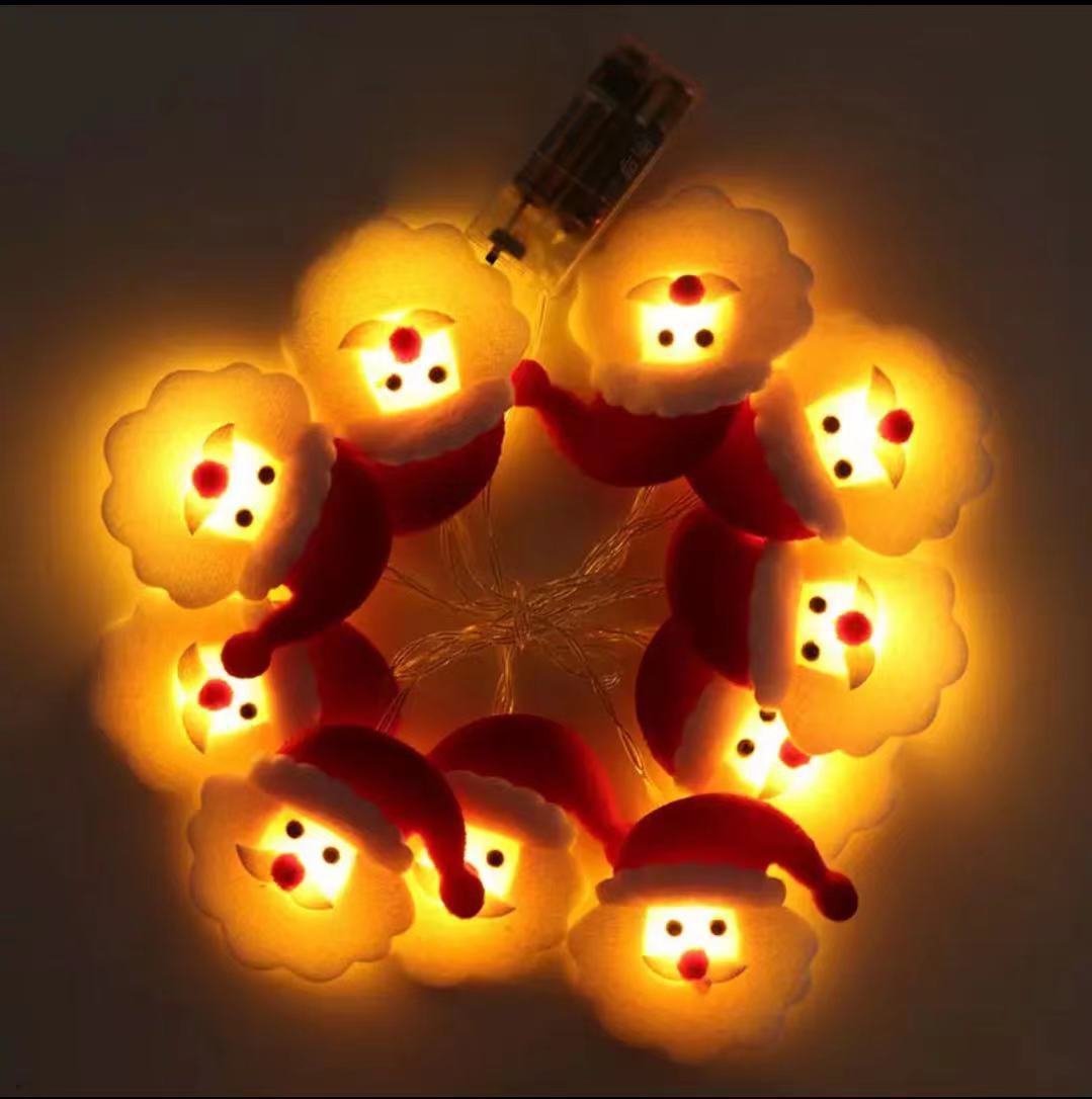 Ragdoll Snowman String Lights