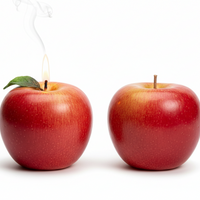 Christmas Eve Gift Apple Candle