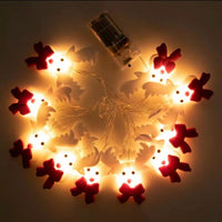 Ragdoll Snowman String Lights