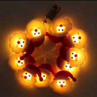 Ragdoll Snowman String Lights